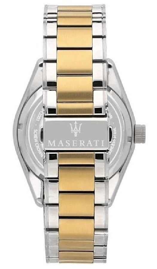 Maserati Traguardo Automatic White Skeleton Dial Two Tone Steel Strap Watch For Men - R8823112003 Buy Now By Maserati