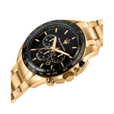 Maserati Traguardo Chronograph Black Dial Gold Steel Strap Watch For Men - R8873612041 Buy Now By Maserati