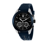 Maserati Traguardo Chronograph Blue Dial Black Silicone Strap Watch For Men - R8871612046 Buy Now By Maserati