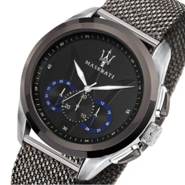 Maserati Traguardo Chronograph Black Dial Mesh Bracelet Watch For Men - R8873612006 Buy Now By Maserati