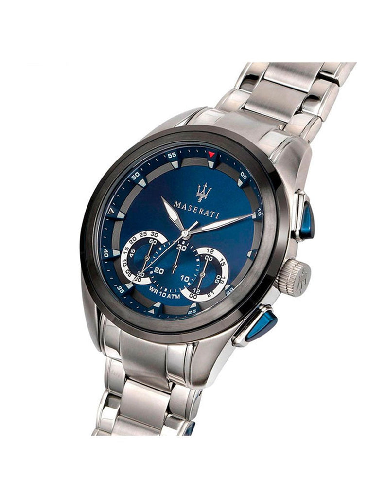 Maserati Traguardo Chronograph 45mm Blue Dial Stainless Steel Watch For Men - R8873612014 Buy Now By Maserati