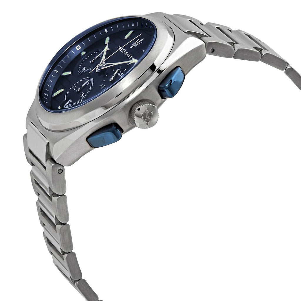 Maserati Triconic Quartz Blue Dial Silver Steel Strap Watch For Men - R8873639001 Buy Now By Maserati