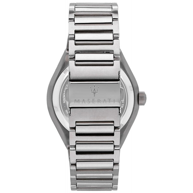 Maserati Triconic Automatic Skeleton Grey Dial Silver Steel Strap Watch For Men - R8823139002 Buy Now By Maserati