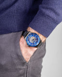 Maserati SFIDA Automatic Blue Dial Silver Steel Strap Watch For Men - R8823140001 Buy Now By Maserati