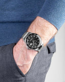 Maserati SFIDA Quartz Black Dial Stainless Steel Watch For Men - R8853140002 Buy Now By Maserati