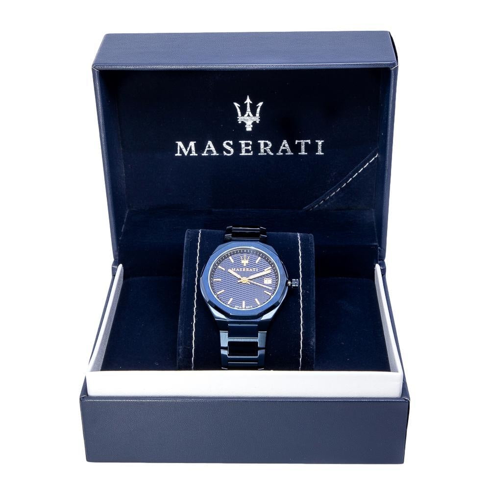 Maserati Guilloche Blue Edition 42mm Stainless Steel Watch For Men - R8853141001 Buy Now By Maserati