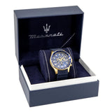 Maserati SFIDA Chronograph Blue Dial Blue Rubber Strap Watch For Men - R8871640004 Buy Now By Maserati