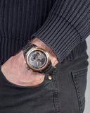 Maserati Traguardo 45mm Gun Metal Stainless Steel Black Watch For Men - R8873612016 Buy Now By Maserati