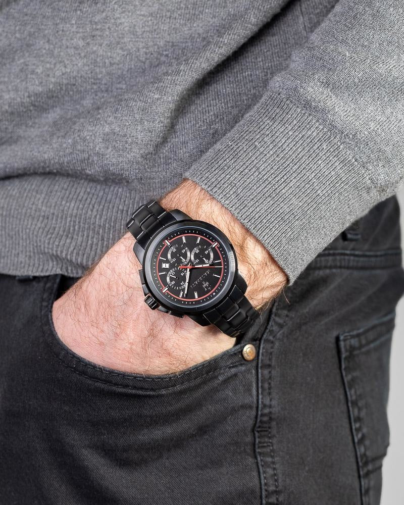 Maserati Successo 44mm Black Dial Black Steel Strap Watch For Men - R8873621014 Buy Now By Maserati