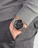 Maserati Triconic Chronograph Black Dial Silver Steel Strap Watch For Men - R8873639002 Buy Now By Maserati