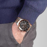 Maserati SFIDA Chronograph Black Dial Two Tone Steel Strap Watch For Men - R8873640009 Buy Now By Maserati