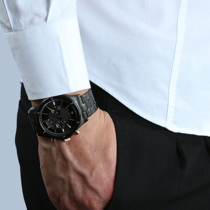 Maserati Circuito Black Dial Black Steel Strap Watch For Men - R8873627001 Buy Now By Maserati