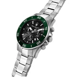 Maserati Competizione Chronograph Black Dial Silver Steel Strap Watch For Men - R8873600008 Buy Now By Maserati