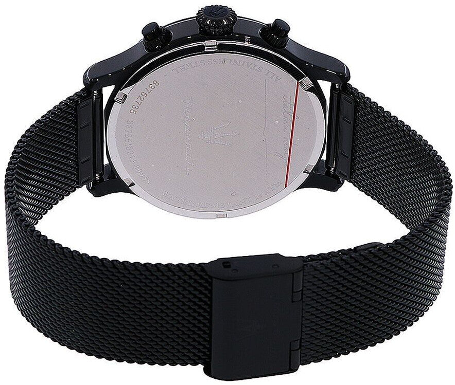 Maserati Epoca Chronograph Black Dial Black Mesh Strap Watch For Men - R8873618013 Buy Now By Maserati