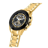 Maserati Traguardo Skeleton Black Dial Gold Steel Strap Watch For Men - R8873612058 Buy Now By Maserati