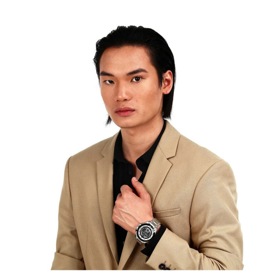 Maserati Traguardo Chronograph Black Dial Silver Steel Strap Watch For Men - R8873612059 Buy Now By Maserati