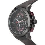 Maserati Ingegno Chronograph Black Dial Black Leather Strap Watch For Men - R8871619003 Buy Now By Maserati