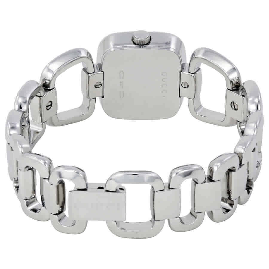 Gucci G Gucci Brown Dial Silver Steel Strap Watch For Women - YA125503 Buy Now By Gucci