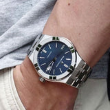 Maurice Lacroix Aikon Automatic Blue Dial Silver Steel Strap Watch For Men - AI6008-SS002-430-1 Buy Now By Maurice Lacroix