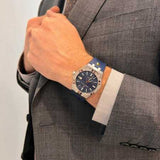 Maurice Lacroix Aikon Automatic Blue Dial Blue Rubber Strap Watch for Men - AI11808-SS000B-430-4 Buy Now By Maurice Lacroix