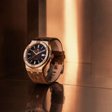 Maurice Lacroix Aikon Automatic Brown Dial Brown Leather Strap Watch For Men - AI6008-BRZ01-730-3 Buy Now By Maurice Lacroix