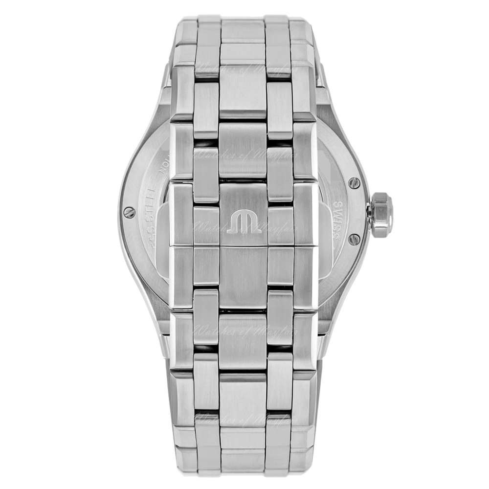 Maurice Lacroix Aikon Limited Edition Automatic Date Orange Dial Silver Steel Strap Watch For Men - AI6008-SS00F-530-1 Buy Now By Maurice Lacroix