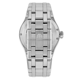 Maurice Lacroix Aikon Limited Edition Automatic Date Orange Dial Silver Steel Strap Watch For Men - AI6008-SS00F-530-1 Buy Now By Maurice Lacroix