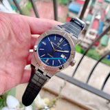 Maurice Lacroix Aikon Automatic Blue Dial Blue Leather Strap Watch For Men - AI6008-ss001-430-1 Buy Now By Maurice Lacroix