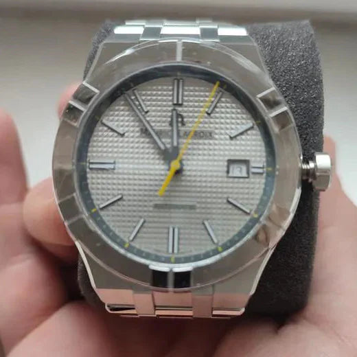 Maurice Lacroix Aikon Automatic Grey Dial Silver Steel Strap Watch For Men - AI6008-SS00F-231-A Buy Now By Maurice Lacroix