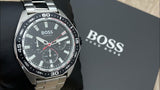 Hugo Boss Energy Chronograph Black Dial Silver Steel Strap Watch For Men - 1513971 Buy Now By Hugo Boss