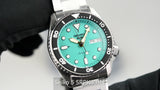Seiko 5 Sports SKX Midi Automatic Teal Dial Silver Steel Strap Watch For Men - SRPK33K1 Buy Now By Seiko