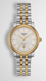 Tissot T Classic Carson Premium White Dial Two Tone Steel Strap Watch for Women - T122.207.22.031.00 Buy Now By Tissot