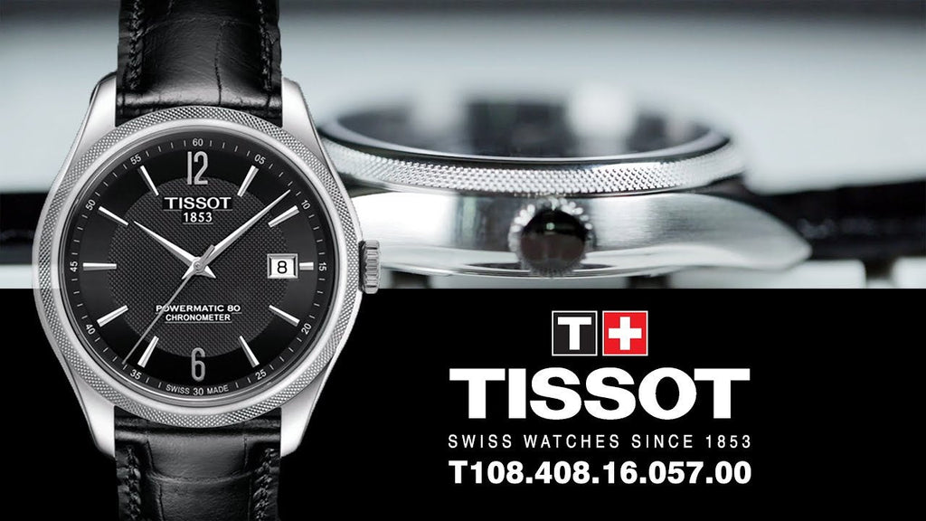 Tissot Ballade Powermatic 80 Cosc Black Dial Black Leather Strap Watch For Men - T108.408.16.057.00 Buy Now By Tissot