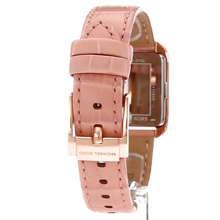 Michael Kors Lake Quartz White Dial Pink Leather Strap Watch For Women - MK2763 Buy Now By Michael Kors