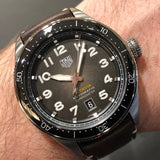 Tag Heuer Autavia Automatic Grey Dial Brown Leather Strap Watch for Men - WBE5114.FC8266 Buy Now By Tag Heuer