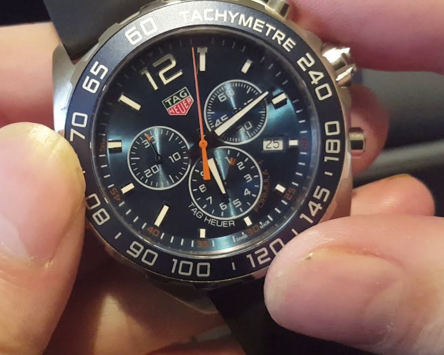 Tag Heuer Formula 1 Blue Dial Black Rubber Strap Watch for Men - CAZ1014.FT8024 Buy Now By Tag Heuer