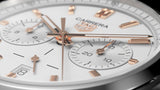 Tag Heuer Carrera Chronograph White Dial Brown Leather Strap Watch for Men - CBN2013.FC6483 Buy Now By Tag Heuer