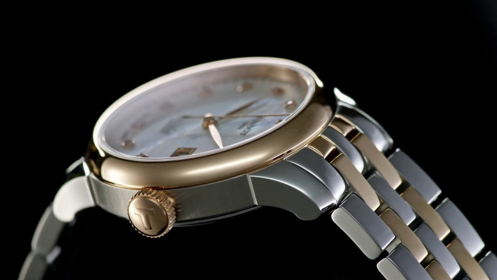 Tissot T Classic Le Locle Automatic Silver Dial Two Tone Steel Strap Watch For Women - T006.207.22.038.00 Buy Now By Tissot