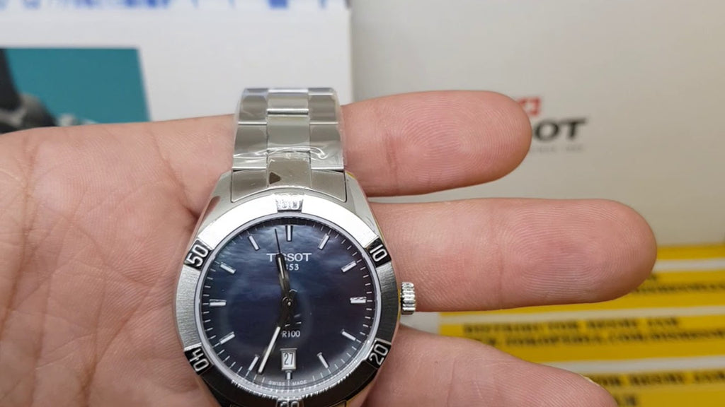 Tissot PR 100 Sport Chic Mother of Pearl Dial Watch For Women - T101.910.11.121.00 Buy Now By Tissot