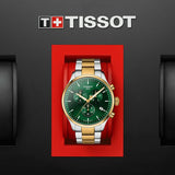 Tissot T Sport Chrono XL Classic Green Dial Two Tone Steel Strap Watch for Men - T116.617.22.091.00 Buy Now By Tissot