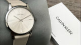 Calvin Klein City White Dial White Leather Strap Watch for Women - K2G231XH Buy Now By Calvin Klein