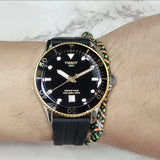 Tissot Seastar 1000 Black Dial Black Rubber Strap Watch For Men - T120.410.27.051.00