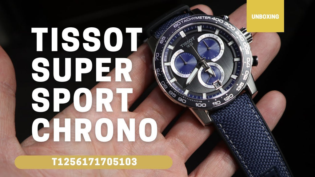 Tissot Supersport Chrono Black Dial Blue Nylon Strap Watch for Men - T125.617.17.051.03 Buy Now By Tissot