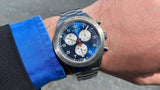 Tissot PRS 516 Chronograph Blue Dial Blue Steel Strap Watch for Men - T131.617.11.042.00 Buy Now By Tissot