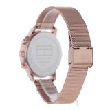 Tommy Hilfiger Blake Chronograph Rose Gold Dial Rose Gold Mesh Bracelet Watch For Women - 1781907 Buy Now By Tommy Hilfiger