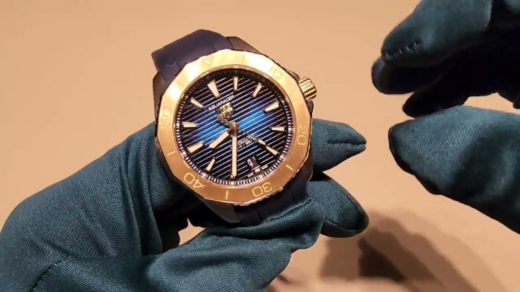 Tag Heuer Aquaracer Professional 200 Automatic Blue Dial Blue Rubber Strap Watch for Men - WBP2150.FT6210 Buy Now By Tag Heuer