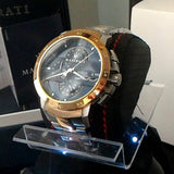 Maserati Ingegno Chronograph Blue Dial Two Tone Steel Strap Watch for Men - R8873619002 Buy Now By Maserati