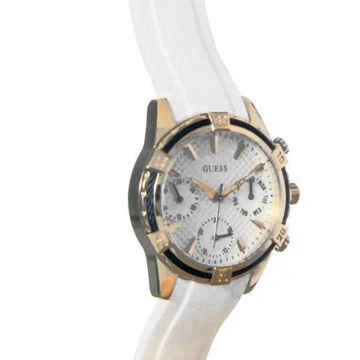 Guess Catalina White Dial White Silicon Strap Watch For Women - W0562L1 Buy Now By Guess