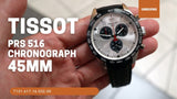 Tissot T Sport PRS 516 Chronograph Silver Dial Brown Leather Strap Watch for Men - T131.617.16.032.00 Buy Now By Tissot