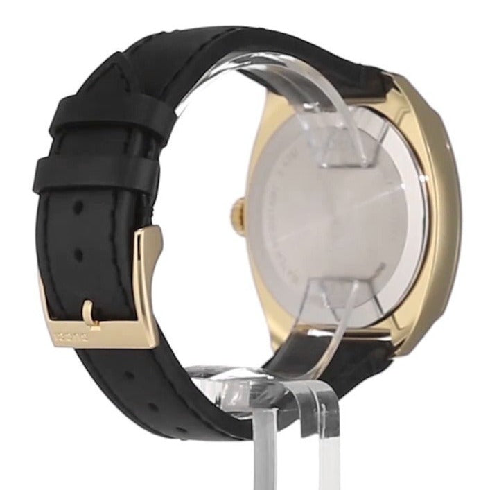 Gucci GG2570 Black Dial Black Leather Strap Watch For Men - YA142310 Buy Now By Gucci